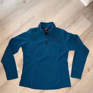 The North Face Women’s Medium Teal Fleece Quarter Zip Pullover